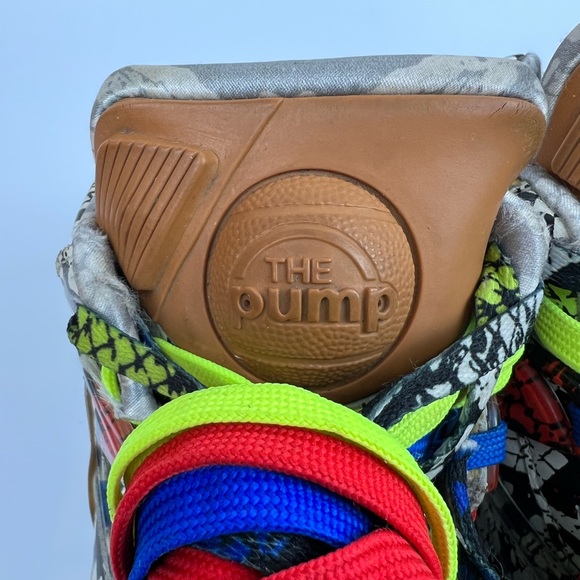 Reebok Melody Ehshani x Pump Omni Lite Mid-Top Snake Printed Women’s Sneakers - Picture 12 of 16